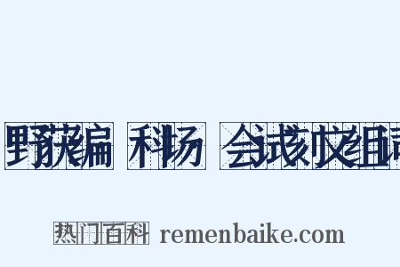 野获编·科场·会试刻文组词是什么意思的图片